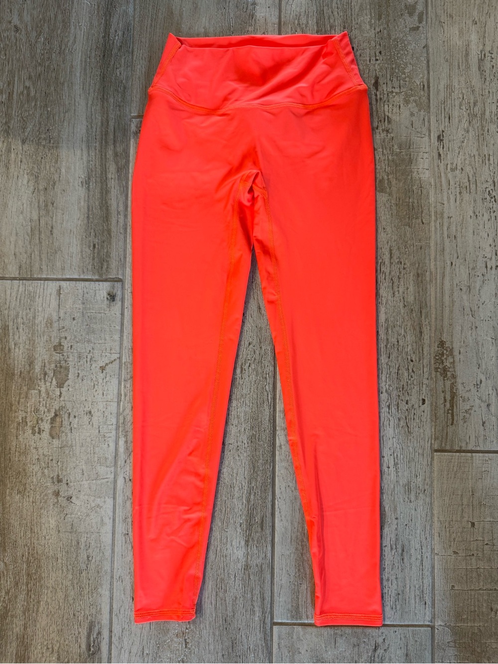 Women's Neon Orange Glute Enhancing Leggings Size M